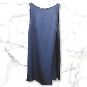:S: Camper Unisex Sleeveless Boatneck Campre Steel Blue Tunic.